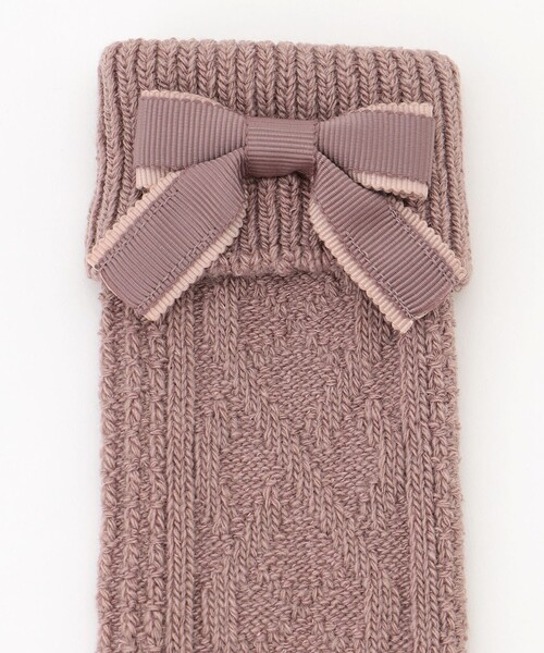 組曲（クミキョク）の「【16-24㎝】ローゲージ ソックス（ソックス/靴下・キッズ・ライトグレー系/オールドローズ系/ピンク系・LL/MEDIUM/LARGE）」の7枚目の写真