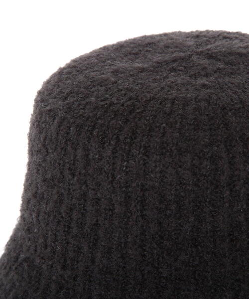 EDIT COLOGNE（エディットコロン）の「リブハット（ハット・レディース・ブラック/ホワイト・ﾌﾘ-）」の9枚目の写真