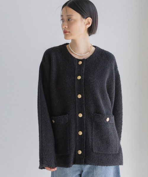 INTERPLANET - 【新品】アンゴラ♡ニット♡カーディガン アンゴラタッチケーブルニットカーディガン｜INGNI(イング) 公式