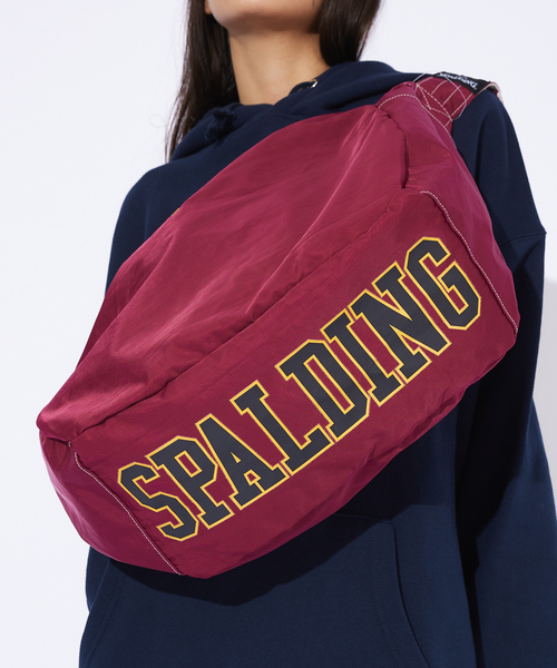 SPALDING（スポルディング）の「【SPALDING / スポルティング】COLLEGE SHOULDER BAG（バックパック/リュック・メンズ・ブラック/ワイン/ネイビー・フリー）」の5枚目の写真