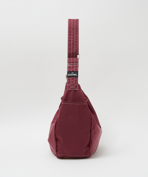SPALDING（スポルディング）の「【SPALDING / スポルティング】COLLEGE SHOULDER BAG（バックパック/リュック・メンズ・ブラック/ワイン/ネイビー・フリー）」の7枚目の写真