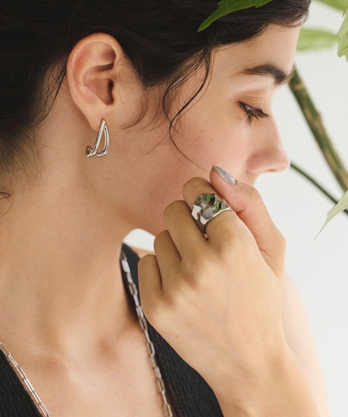 CENE（セネ）の「【CENE】セネ/ワイドバンピーリング（リング・レディース・ゴールド/シルバー・#11/#13）」の8枚目の写真