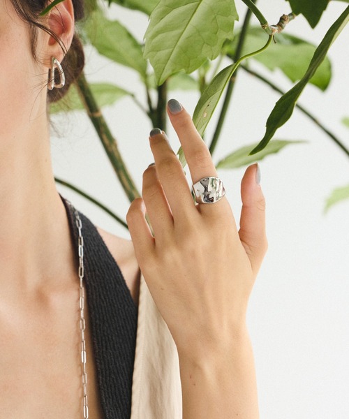 CENE（セネ）の「【CENE】セネ/ワイドバンピーリング（リング・レディース・ゴールド/シルバー・#11/#13）」の10枚目の写真