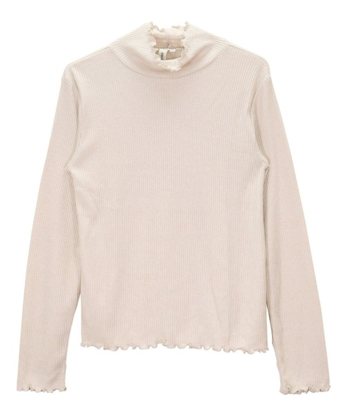 TOKYO SHIRTS（トウキョウシャツ）の「ラメテレコインナーニット（ニット/セーター・レディース・ブルー/グレー/オフホワイト/モカ・M/L）」の2枚目の写真