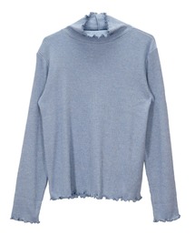 ラメテレコインナーニット