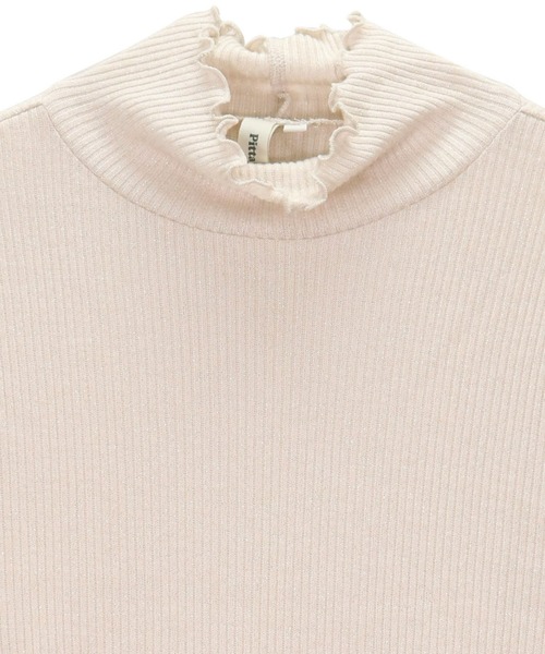 TOKYO SHIRTS（トウキョウシャツ）の「ラメテレコインナーニット（ニット/セーター・レディース・ブルー/グレー/オフホワイト/モカ・M/L）」の14枚目の写真