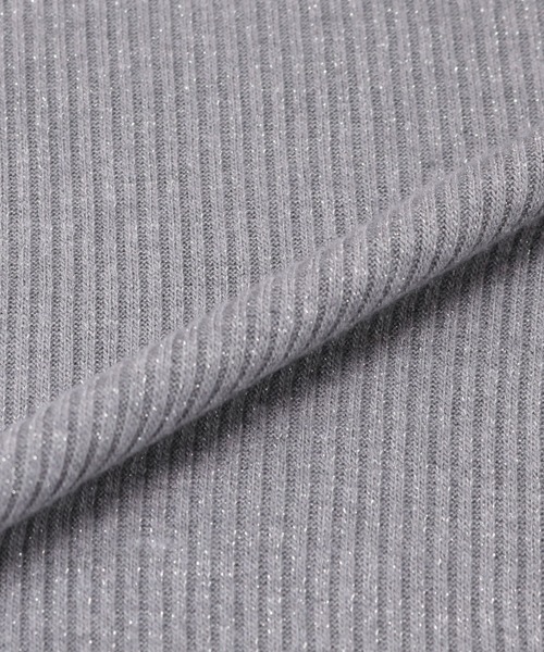 TOKYO SHIRTS（トウキョウシャツ）の「ラメテレコインナーニット（ニット/セーター・レディース・ブルー/グレー/オフホワイト/モカ・M/L）」の15枚目の写真