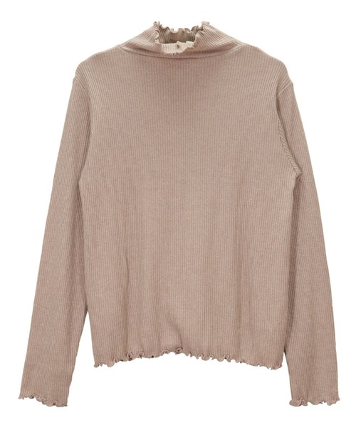 TOKYO SHIRTS（トウキョウシャツ）の「ラメテレコインナーニット（ニット/セーター・レディース・ブルー/グレー/オフホワイト/モカ・M/L）」の10枚目の写真