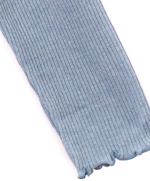 TOKYO SHIRTS（トウキョウシャツ）の「ラメテレコインナーニット（ニット/セーター・レディース・ブルー/グレー/オフホワイト/モカ・M/L）」の19枚目の写真