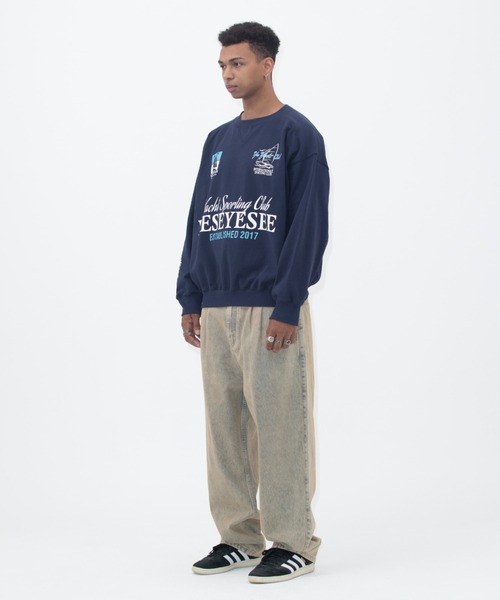 スウェット・トレーナー YESEYESEE Y.E.S Yacht sweatshirt 4FT086 YESEYESEE Y.E.S Yacht sweatshirt 4FT086 (YESEYESEE