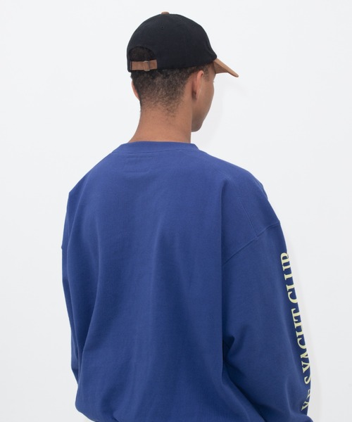 ☆YESEYESEE☆ YES Yacht Sweatshirt Navy Yeseyesee- Y.E.S Yacht Sweatshirt (Navy) – JUICESTORE