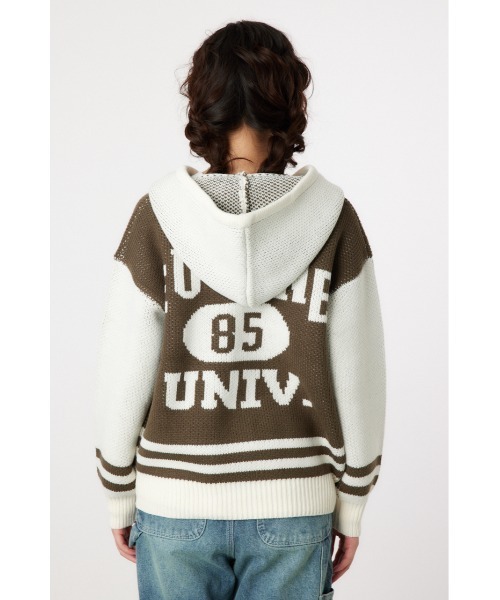 RODEO CROWNS WIDE BOWL（ロデオクラウンズワイドボウル）の「カレッジニットジップアップパーカー（ブルゾン・レディース・グリーン系その他2/ブラウン系その他/ブラック系その他・FREE）」の22枚目の写真