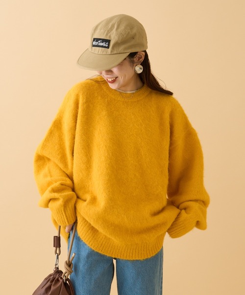 【セール】《10色展開》【WEB限定】シャギーオーバーサイズニット（ニット/セーター）｜CIAOPANIC TYPY（チャオパニックティピー）