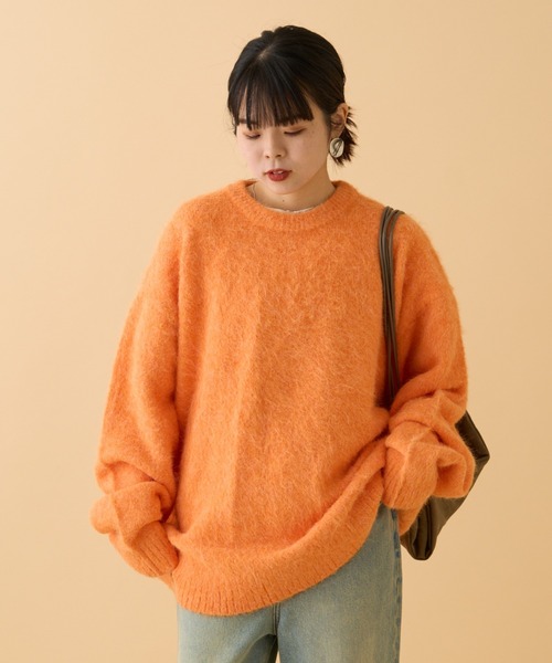 【セール】《10色展開》【WEB限定】シャギーオーバーサイズニット（ニット/セーター）｜CIAOPANIC TYPY（チャオパニックティピー）