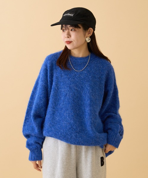 【セール】《10色展開》【WEB限定】シャギーオーバーサイズニット（ニット/セーター）｜CIAOPANIC TYPY（チャオパニックティピー）