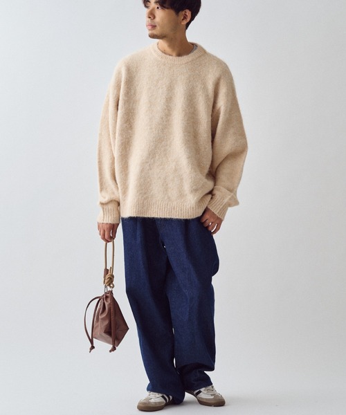 【セール】《10色展開》【WEB限定】シャギーオーバーサイズニット（ニット/セーター）｜CIAOPANIC TYPY（チャオパニックティピー）