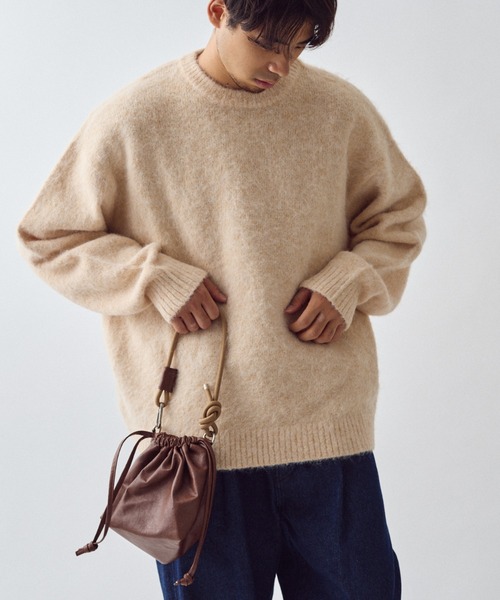 【セール】《10色展開》【WEB限定】シャギーオーバーサイズニット（ニット/セーター）｜CIAOPANIC TYPY（チャオパニックティピー）