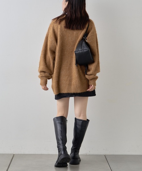 【セール】《10色展開》【WEB限定】シャギーオーバーサイズニット（ニット/セーター）｜CIAOPANIC TYPY（チャオパニックティピー）