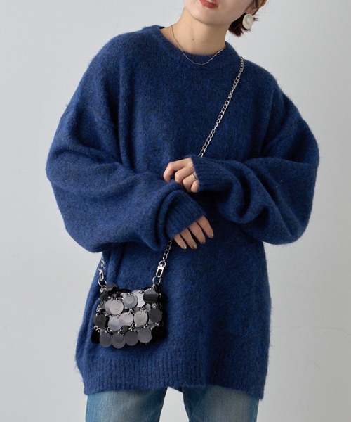 【セール】《10色展開》【WEB限定】シャギーオーバーサイズニット（ニット/セーター）｜CIAOPANIC TYPY（チャオパニックティピー）