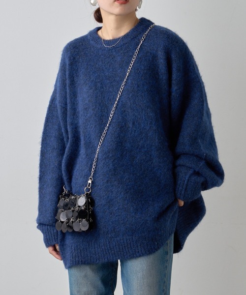 【セール】《10色展開》【WEB限定】シャギーオーバーサイズニット（ニット/セーター）｜CIAOPANIC TYPY（チャオパニックティピー）