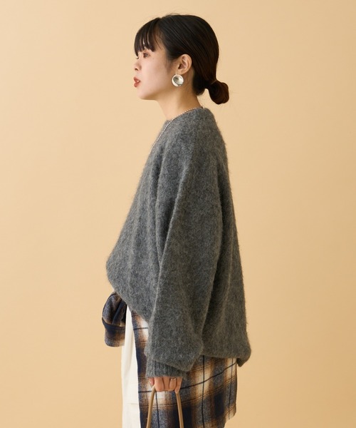 【セール】《10色展開》【WEB限定】シャギーオーバーサイズニット（ニット/セーター）｜CIAOPANIC TYPY（チャオパニックティピー）