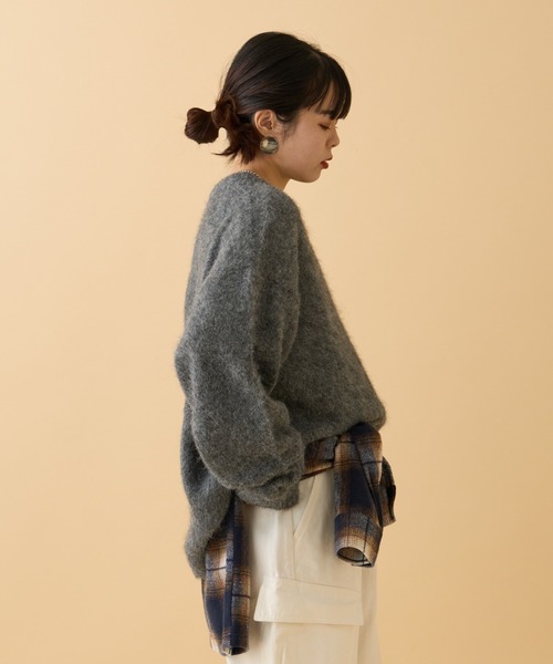 【セール】《10色展開》【WEB限定】シャギーオーバーサイズニット（ニット/セーター）｜CIAOPANIC TYPY（チャオパニックティピー）