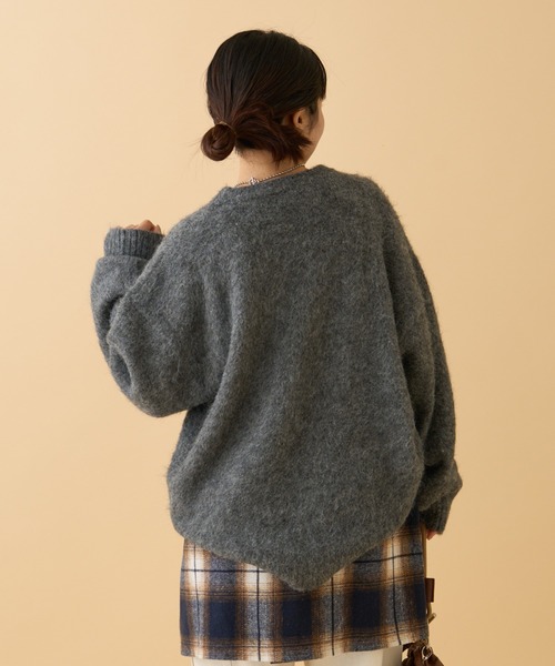 【セール】《10色展開》【WEB限定】シャギーオーバーサイズニット（ニット/セーター）｜CIAOPANIC TYPY（チャオパニックティピー）