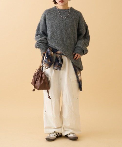 【セール】《10色展開》【WEB限定】シャギーオーバーサイズニット（ニット/セーター）｜CIAOPANIC TYPY（チャオパニックティピー）
