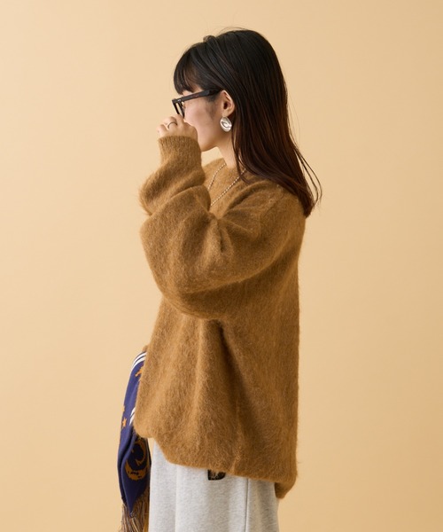 【セール】《10色展開》【WEB限定】シャギーオーバーサイズニット（ニット/セーター）｜CIAOPANIC TYPY（チャオパニックティピー）