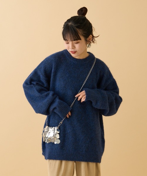 【セール】《10色展開》【WEB限定】シャギーオーバーサイズニット（ニット/セーター）｜CIAOPANIC TYPY（チャオパニックティピー）