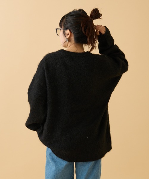 【セール】《10色展開》【WEB限定】シャギーオーバーサイズニット（ニット/セーター）｜CIAOPANIC TYPY（チャオパニックティピー）