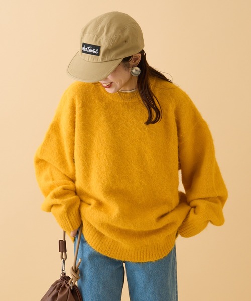 【セール】《10色展開》【WEB限定】シャギーオーバーサイズニット（ニット/セーター）｜CIAOPANIC TYPY（チャオパニックティピー）