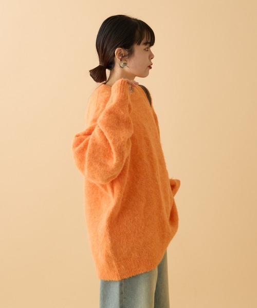 【セール】《10色展開》【WEB限定】シャギーオーバーサイズニット（ニット/セーター）｜CIAOPANIC TYPY（チャオパニックティピー）