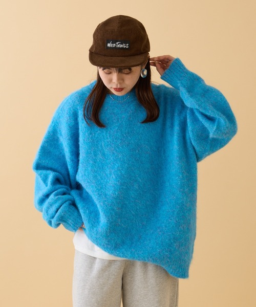 【セール】《10色展開》【WEB限定】シャギーオーバーサイズニット（ニット/セーター）｜CIAOPANIC TYPY（チャオパニックティピー）