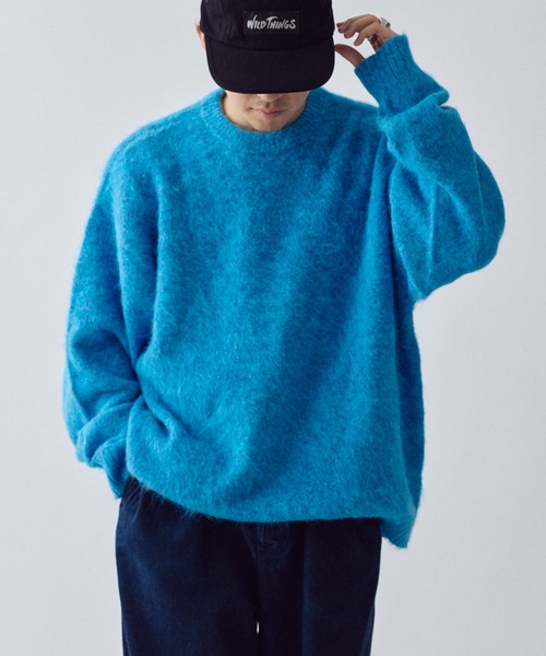 【セール】《10色展開》【WEB限定】シャギーオーバーサイズニット（ニット/セーター）｜CIAOPANIC TYPY（チャオパニックティピー）