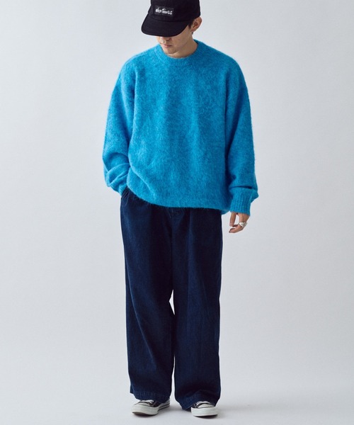 【セール】《10色展開》【WEB限定】シャギーオーバーサイズニット（ニット/セーター）｜CIAOPANIC TYPY（チャオパニックティピー）