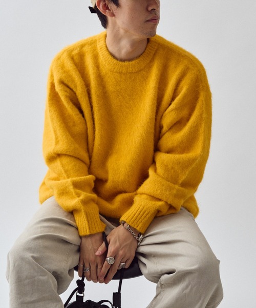 【セール】《10色展開》【WEB限定】シャギーオーバーサイズニット（ニット/セーター）｜CIAOPANIC TYPY（チャオパニックティピー）