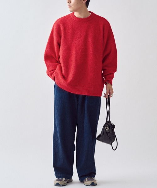 【セール】《10色展開》【WEB限定】シャギーオーバーサイズニット（ニット/セーター）｜CIAOPANIC TYPY（チャオパニックティピー）