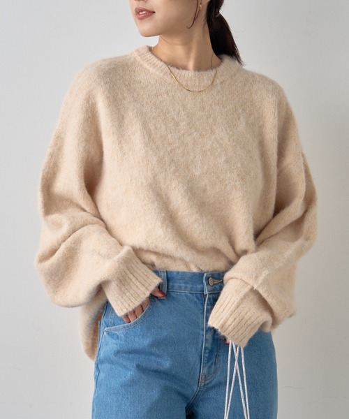 【セール】《10色展開》【WEB限定】シャギーオーバーサイズニット（ニット/セーター）｜CIAOPANIC TYPY（チャオパニックティピー）