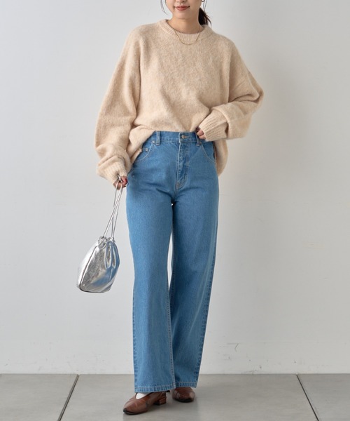 【セール】《10色展開》【WEB限定】シャギーオーバーサイズニット（ニット/セーター）｜CIAOPANIC TYPY（チャオパニックティピー）