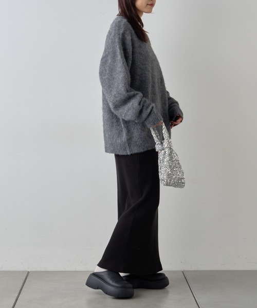 【セール】《10色展開》【WEB限定】シャギーオーバーサイズニット（ニット/セーター）｜CIAOPANIC TYPY（チャオパニックティピー）