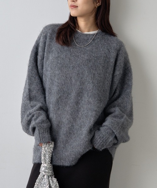 【セール】《10色展開》【WEB限定】シャギーオーバーサイズニット（ニット/セーター）｜CIAOPANIC TYPY（チャオパニックティピー）