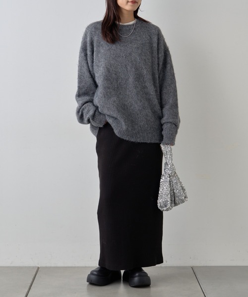 【セール】《10色展開》【WEB限定】シャギーオーバーサイズニット（ニット/セーター）｜CIAOPANIC TYPY（チャオパニックティピー）