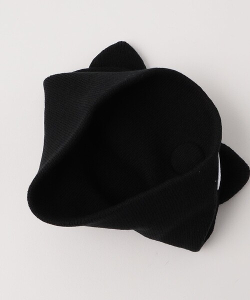 PLEASURES（プレジャー）の「＜PLEASURES × EVANGELION＞ キャット イヤー ビーニー（ニットキャップ/ビーニー・メンズ・ブラック・FREE）」の3枚目の写真