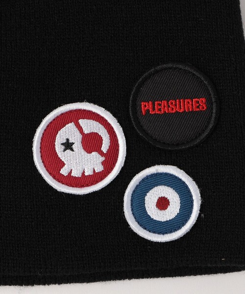 PLEASURES（プレジャー）の「＜PLEASURES × EVANGELION＞ キャット イヤー ビーニー（ニットキャップ/ビーニー・メンズ・ブラック・FREE）」の4枚目の写真
