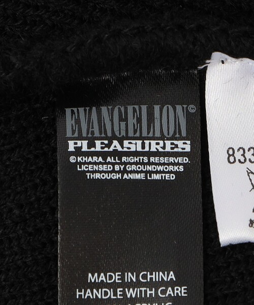 PLEASURES（プレジャー）の「＜PLEASURES × EVANGELION＞ キャット イヤー ビーニー（ニットキャップ/ビーニー・メンズ・ブラック・FREE）」の6枚目の写真
