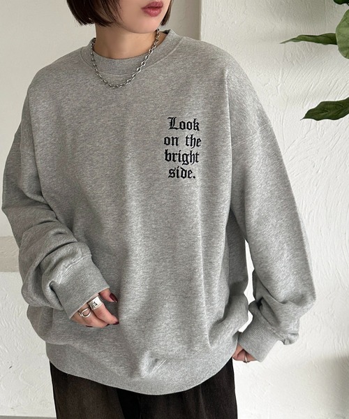 apres jour mignon(アプレジュールミニョン)の「アソートスウェット2【ZOZOTOWN限定アイテム】(スウェット・レディース・ナチュラル/杢グレー/グリーン/ダークブラウン/ボルドー/ネイビー・フリー/X-LARGE)」の7枚目の写真