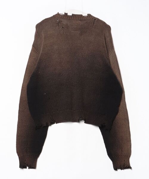 Maison MIHARA YASUHIRO(メゾンミハラヤスヒロ)の「Cat Jacquard Knit Sweater(ニット/セーター・レディース・ブラック・36/38)」の16枚目の写真