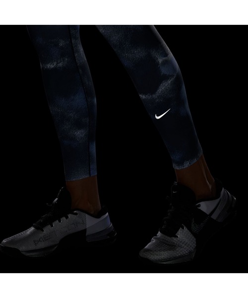 NIKE（ナイキ）の「ナイキ NIKE ナイキ  DF ワン HR AO 7/8 タイツ（タイツ/ストッキング・レディース・ブラック×ホワイト/ネイビー・S/M/L）」の7枚目の写真