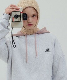 A'GEM/9 × .kom 『muah muah/ムーアムーア』 FLEECE REGULAR SWEATSHIRTS/フリース裏起毛レギュラースウェット